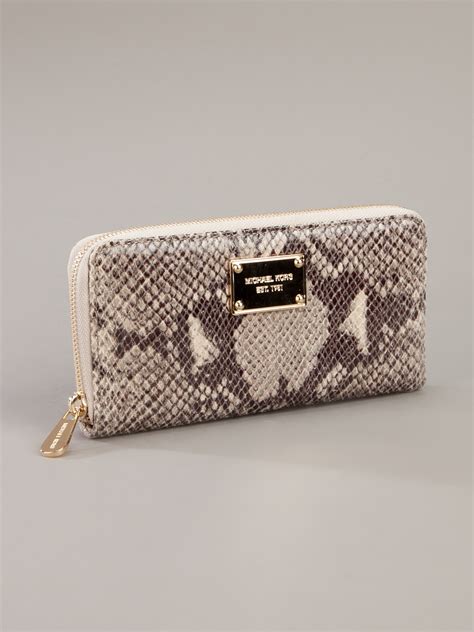 michael kors snake wallet|snakeskin Michael Kors collection handbags.